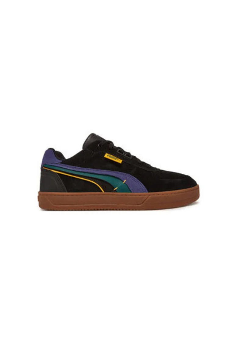 Pantofi sport barbati, 400711,  Piele naturala, Negru, Negru