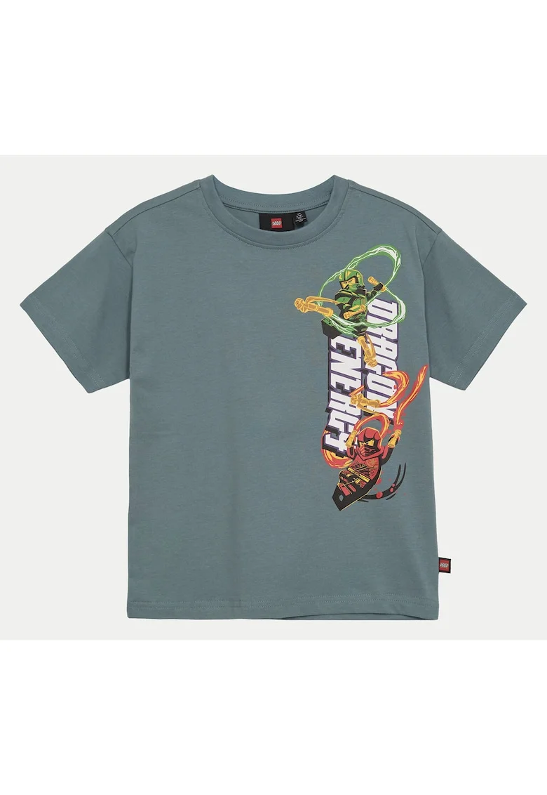 Tricou baieti  12011428, Bumbac organic, Verde, Verde