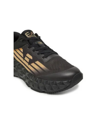 Pantofi sport barbati, X8X239 XK432,  Emporio Armani, Textil, Negru, Negru
