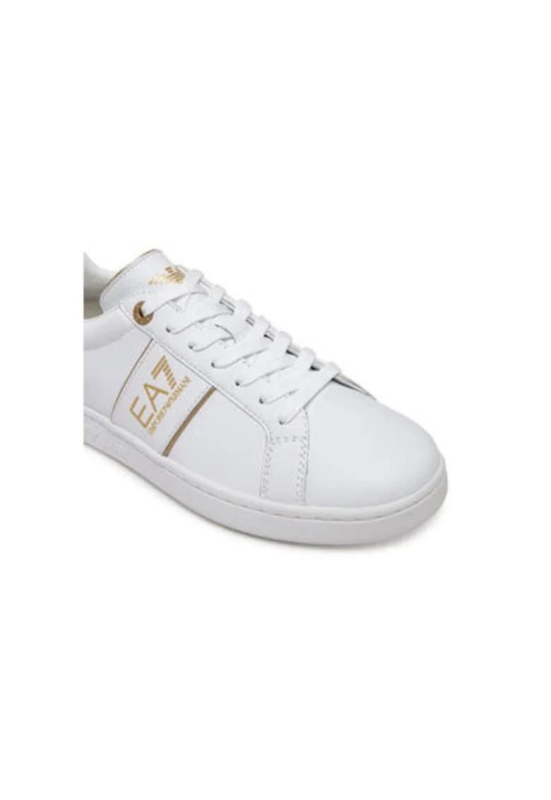 Pantofi sport barbati, X8X102 XK346,  Emporio Armani, Piele naturala, Alb