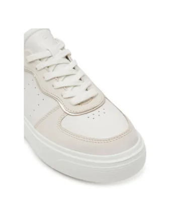 Pantofi sport dama, 21961361220,  Piele naturala, Alb