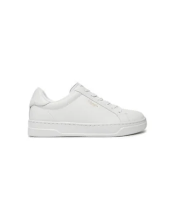 Pantofi sport dama, CW971,  Piele naturala, Alb, Alb