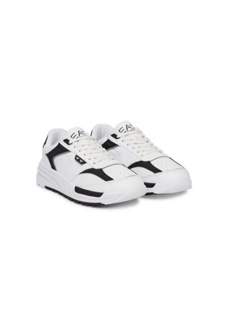 Pantofi sport barbati, X8X241 XK435,  Emporio Armani, Piele ecologica, Alb