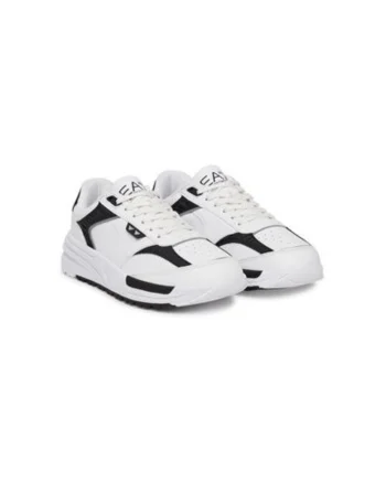 Pantofi sport barbati, X8X241 XK435,  Emporio Armani, Piele ecologica, Alb