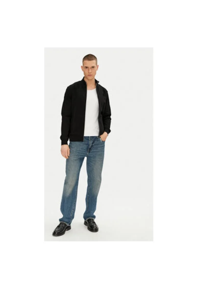 Bluza barbati  705750 500900, Bumbac organic, 3XL INTL, Negru