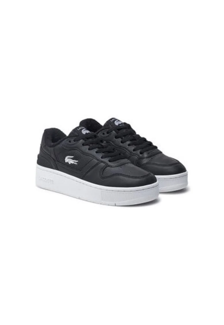 Pantofi sport dama, 748SFA0046,  Piele naturala, Negru, Negru