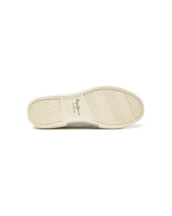 Pantofi sport dama, PLS31601,  Textil, Alb