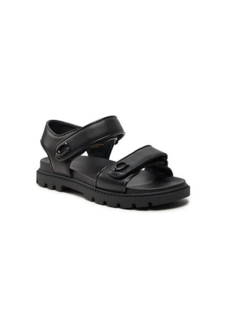 Sandale dama, CS094,  Piele naturala, Negru