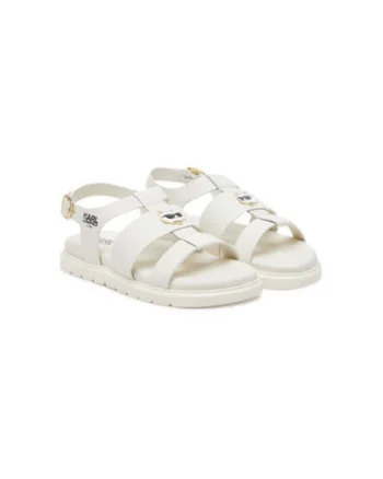 Sandale dama, Z30372,  Piele naturala, Ecru