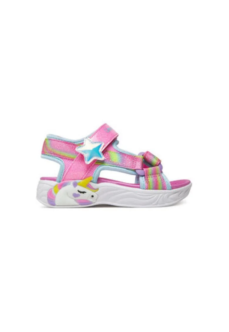 Sandale dama, 303107L,  Piele ecologica, Roz