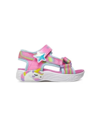 Sandale dama, 303107L,  Piele ecologica, Roz