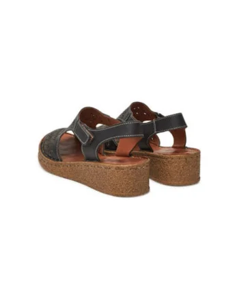 Sandale dama, 710226-01,  Piele naturala, Negru
