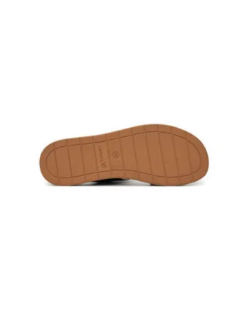 Sandale dama, 9-28207-44,  Piele naturala, Negru, Negru
