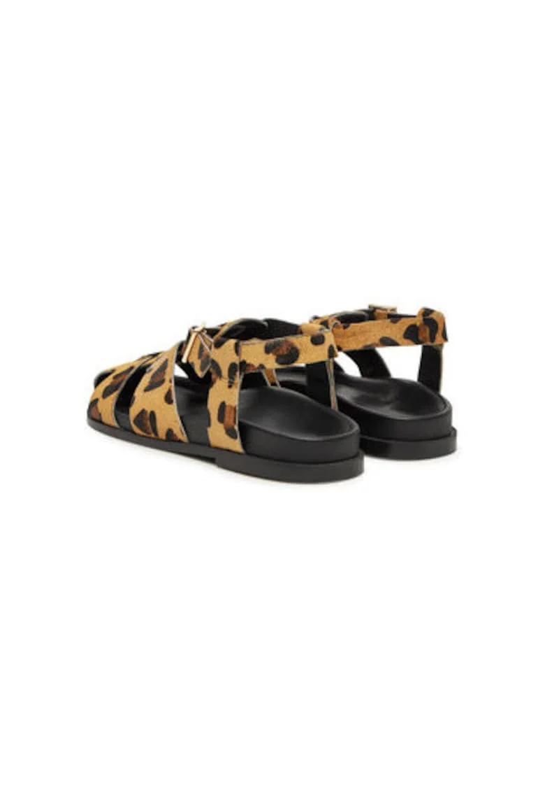 Sandale dama, 85083-P,  Piele naturala, Maro