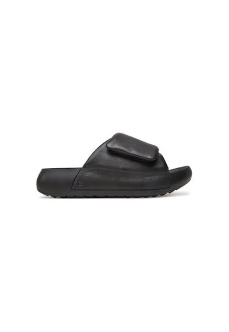 Slapi dama, 20668301001,  Piele naturala, Negru