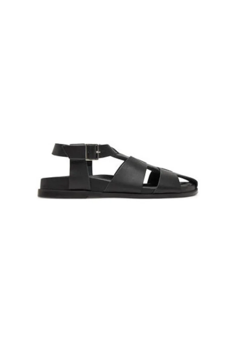 Sandale dama, 85083-U,  Piele naturala, Negru