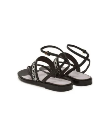 Sandale dama, QWS 40 01 01 847,  Piele naturala, Negru