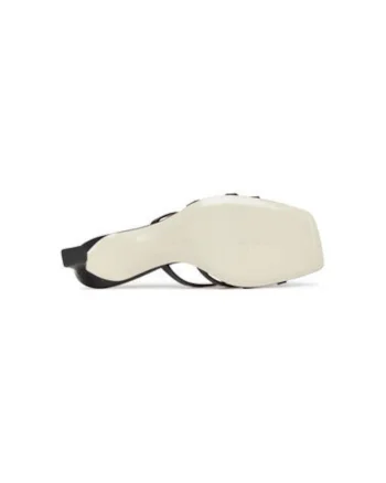 Slapi dama, SA28217C0MTC0000,  Piele naturala, Negru