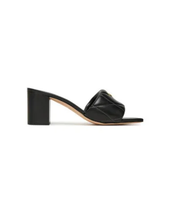 Slapi dama, CAS87,  Piele naturala, Negru