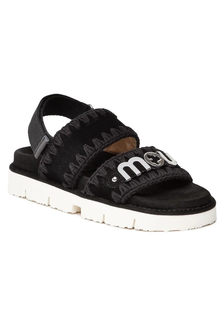 Sandale dama, SW461001A,  Piele naturala, Negru