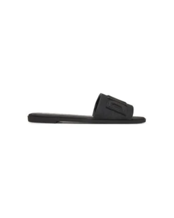 Slapi dama, K1500528,  Textil, Negru, Negru