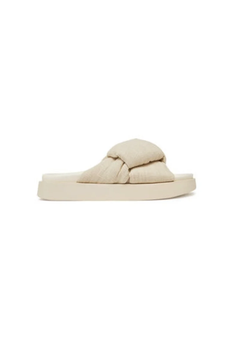Slapi dama, 70104,  Textil, Ecru, Ecru