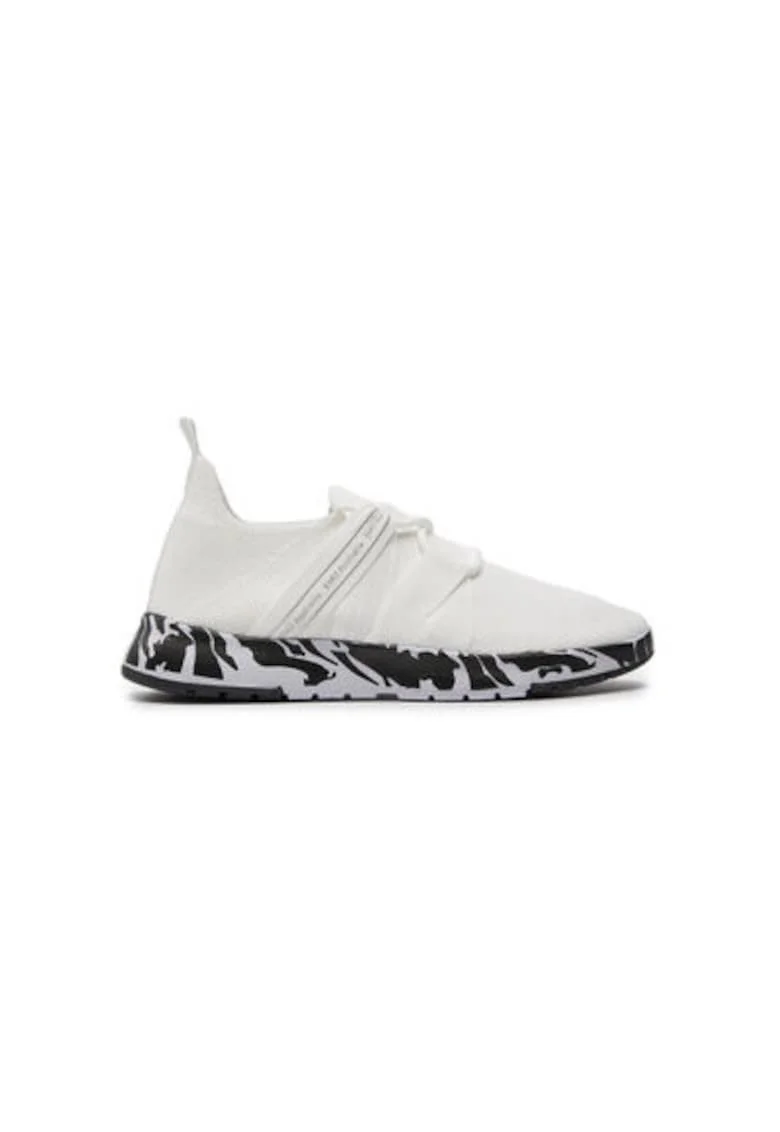 Pantofi sport dama, W13030,  Textil, Alb