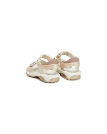 Sandale fete, 7885111,  Piele naturala, Ecru, Ecru