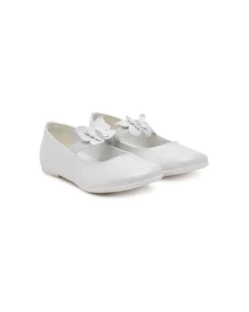 Balerini  7927511, Piele naturala, Alb, Alb