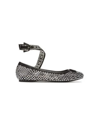 Balerini  S17 19 02 01 847, Piele naturala, Negru, Negru