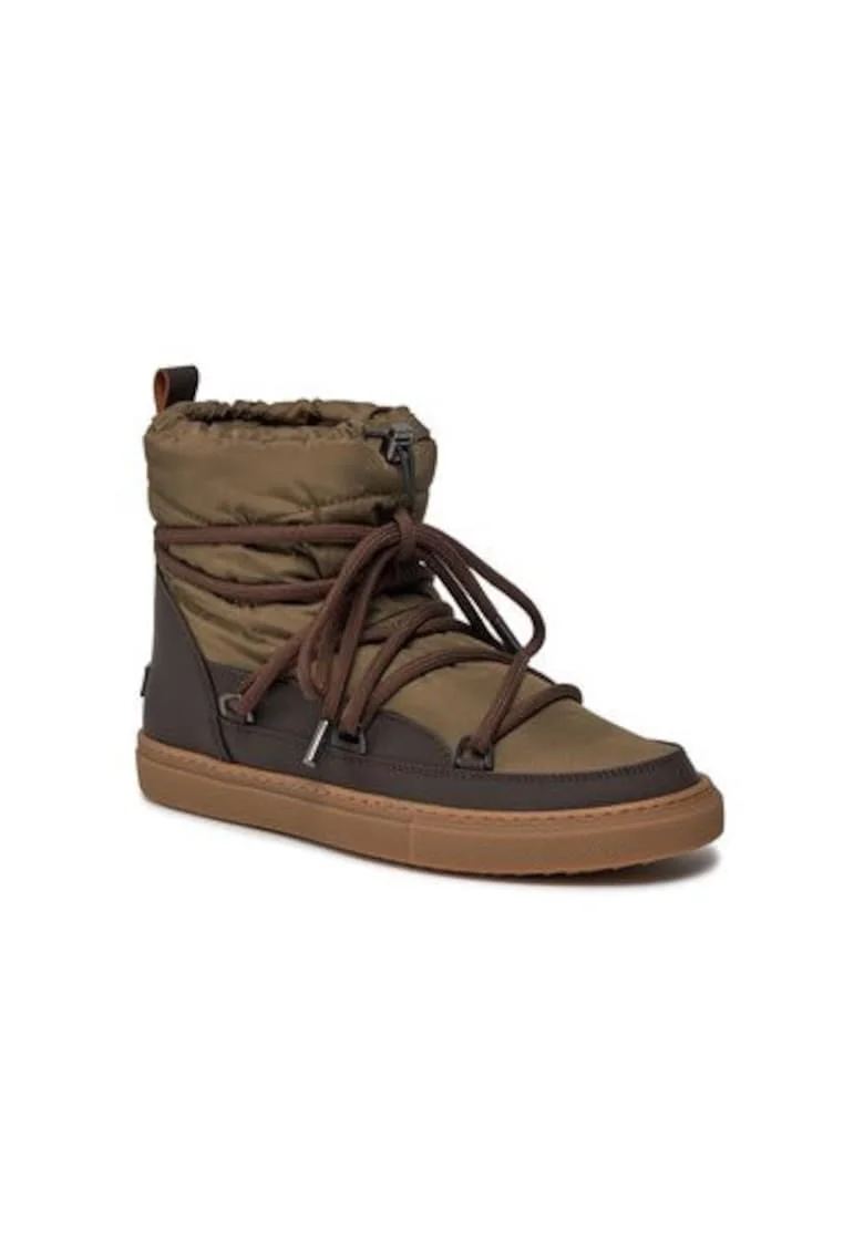 Cizme de iarna barbati  55102-100, Textil, Kaki
