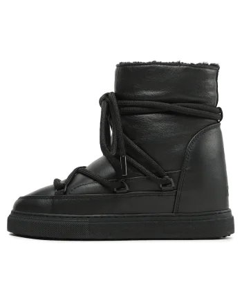 Cizme de iarna dama  75203-087, Piele naturala, Negru