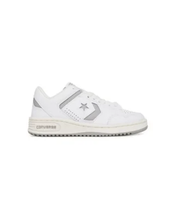 Pantofi sport unisex  A11461C, Piele naturala, Alb