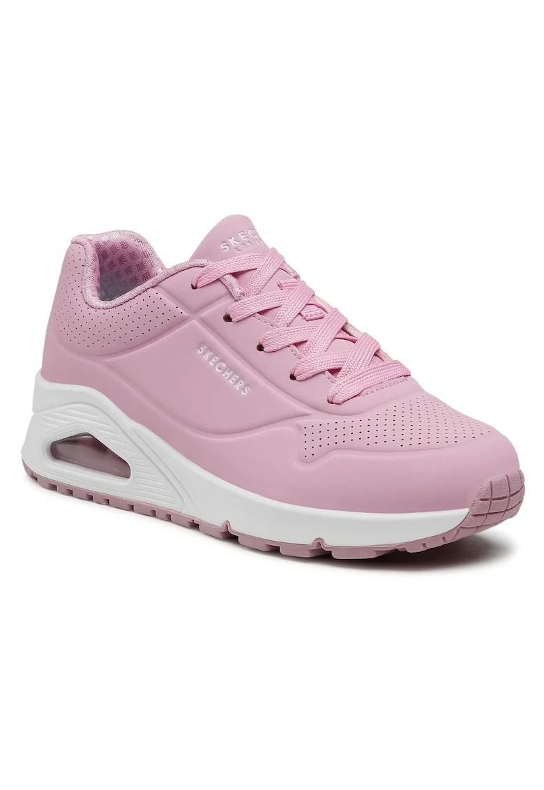 Adidasi fete  310024L, Piele ecologica, Roz