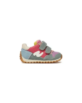 Adidasi fete  NATURINO SAMMY 2 VL., Piele naturala, Multicolor