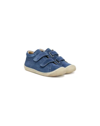 Pantofi sport pentru baieti  NATURINO COCOON VL, Piele naturala, Albastru
