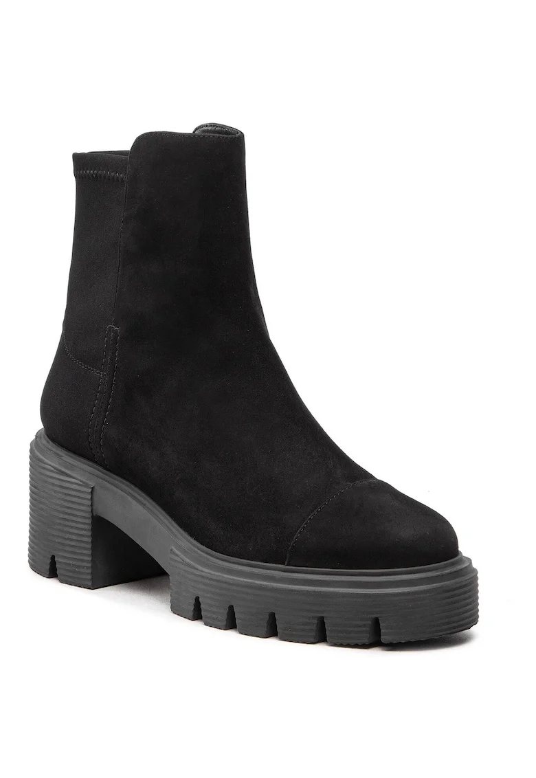 Botine dama  SC723, Textil, 40 EU, Negru