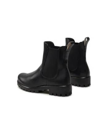 Botine dama  49002301001, Piele naturala, 36 EU, Negru