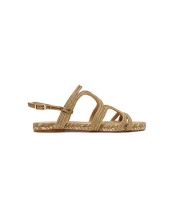 Espadrile dama  025585-3006, Textil, Auriu