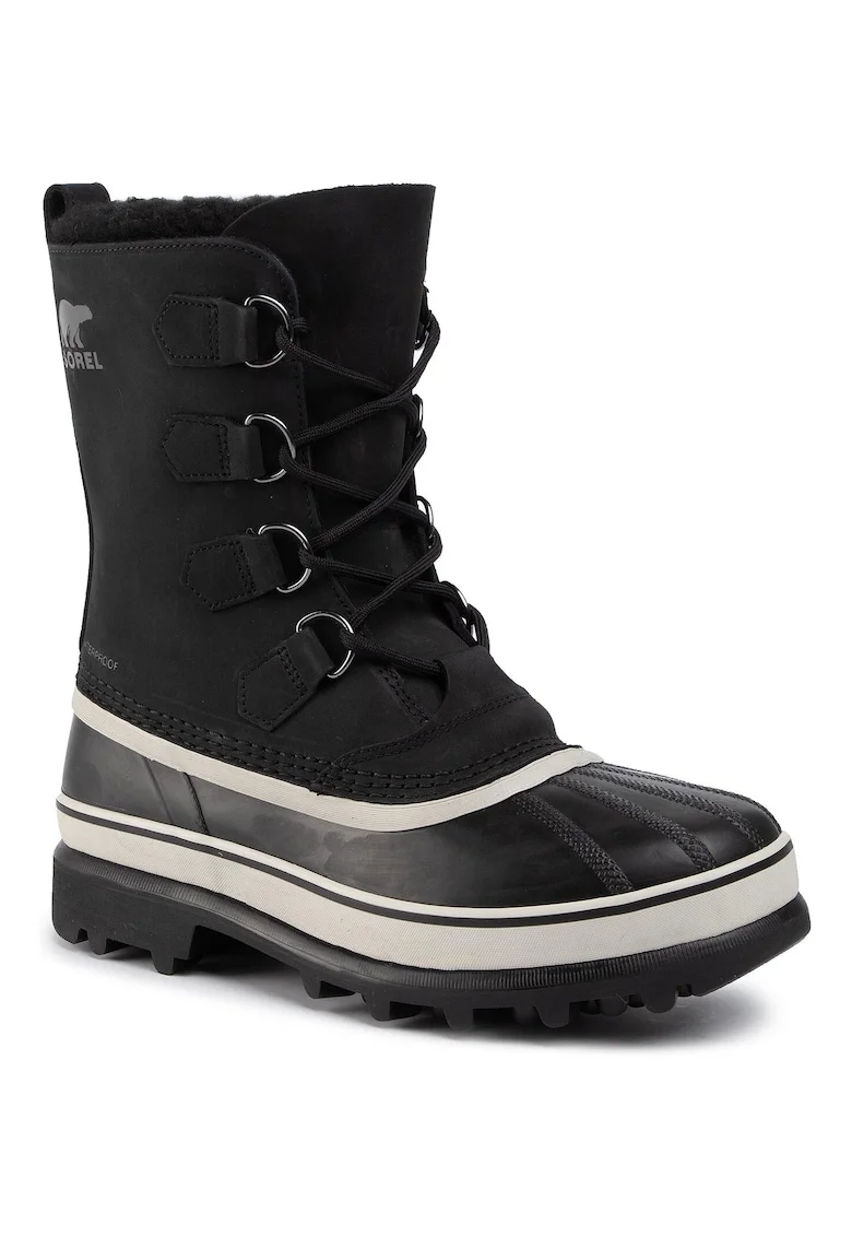 Cizme de iarna barbati  1002871016, Piele naturala, Negru