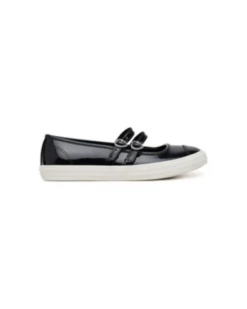 Balerini  A13654C, Piele naturala, Negru, Negru