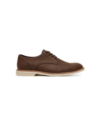 Pantofi barbati  13993883900, Piele ecologica, Maro