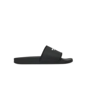 Slapi barbati  KL70008A, Sintetic, 46 EU, Negru
