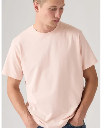 Tricou lejer din bumbac Essential, Piersica