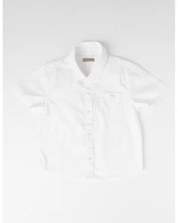 Camasa regular fit de bumbac, Alb