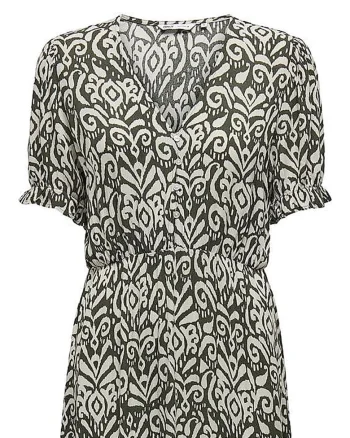 Rochie  viscoza Verde, Verde electric