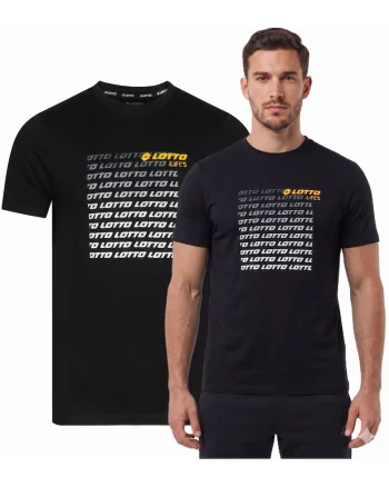 Tricou cu logo contrastant din bumbac