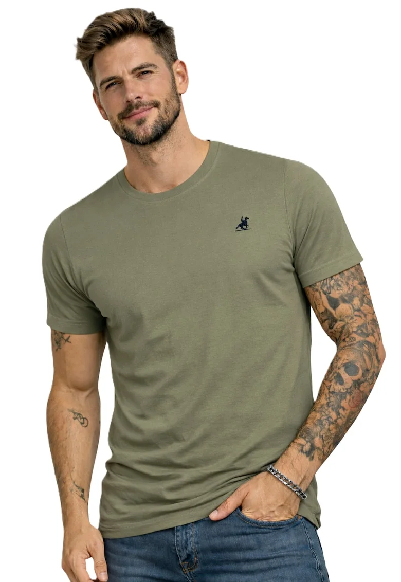 Tricou din bumbac cu detaliu logo