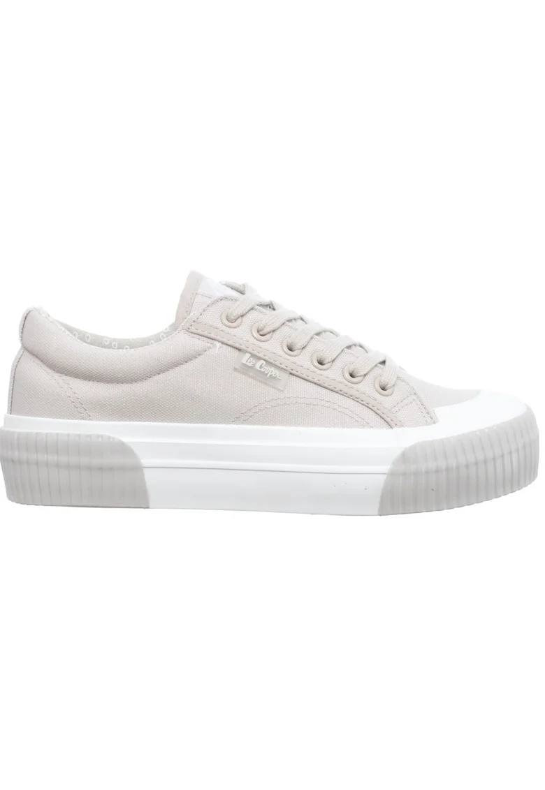 Tenisi flatform din panza