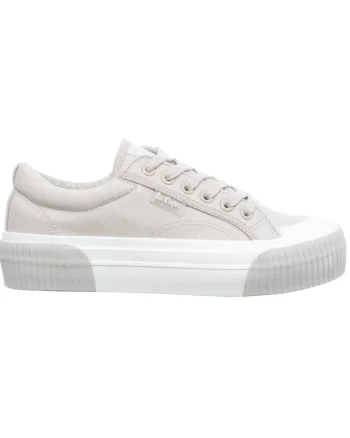 Tenisi flatform din panza